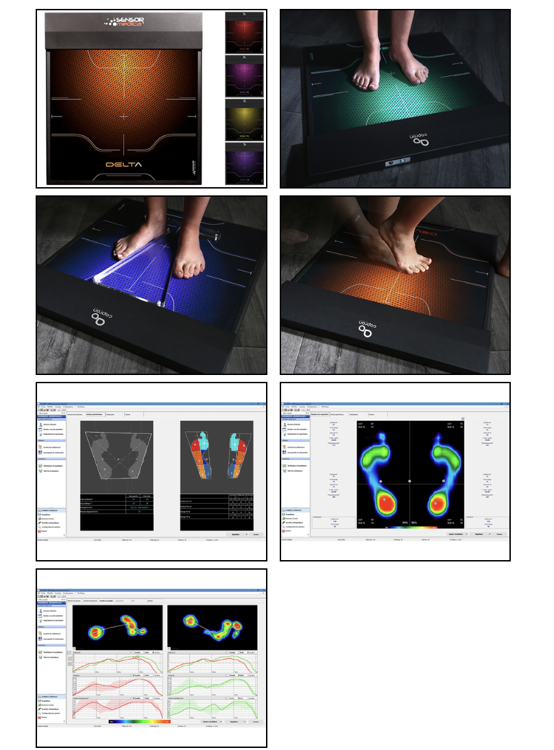 plateforme de pressions pour semelles orthopédiques